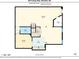 Basement floor plan featuring a rec room, utility area, bedroom and bar at 235 Foxley Way, Roswell, GA 30075