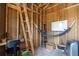 Inside of the shed with a desk and chair, hammock, and plenty of space at 235 Foxley Way, Roswell, GA 30075