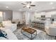 Open-concept living space featuring a modern kitchen and dining area at 5615 Hislop Ln # 82, Mableton, GA 30126