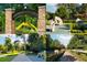 This greenway area is a serene escape with sculptures, paved paths, and lush landscaping at 6795 Brandon Mill Rd, Atlanta, GA 30328