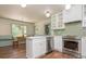 Charming kitchen with updated stainless steel appliances, and white cabinets at 6795 Brandon Mill Rd, Atlanta, GA 30328
