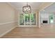 Dining room filled with natural light and hardwood flooring at 8675 Hope Vine, Roswell, GA 30076