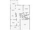 Detailed floorplan showcasing layout of kitchen, bedrooms, bathrooms, living spaces, and garage at 8675 Hope Vine, Roswell, GA 30076