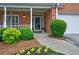 Close-up of the front of the house and the front door at 8675 Hope Vine, Roswell, GA 30076
