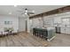Bright and airy kitchen featuring a large island with barstools and lots of open floorspace at 2378 Green Forrest Dr, Decatur, GA 30032