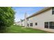 A backyard with a row of townhomes at 2896 Chilhowee Dr, Atlanta, GA 30331