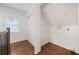 Finished attic space features hardwood floors and built in closets at 1831 Dresden Dr, Brookhaven, GA 30319