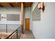 Hallway featuring unique glass block windows and contemporary lighting at 204 Walker Sw St # 319, Atlanta, GA 30313