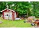 Outbuilding in need of repairs. Includes a ladder at 3967 Norman Rd, Stone Mountain, GA 30083