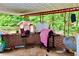 Patio features a covered space with a grill at 3967 Norman Rd, Stone Mountain, GA 30083