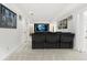 Home theater room with reclining chairs and large projection screen at 4011 Charrwood Trce, Marietta, GA 30062