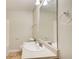 Bathroom featuring a vanity, a large mirror, and tile flooring at 414 Pamela Ct, Mcdonough, GA 30252