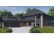 Elegant two-story home with brick and siding exterior, attached garage, and well manicured landscaping at 1330 Twelve Oaks Nw Cir, Atlanta, GA 30327