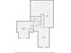 This floor plan displays the third floor, complete with attic, bedroom, bathroom, hall and room at 46 Grand Georgian Ne Ct, Cartersville, GA 30121