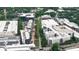 An aerial view of the mixed-use neighborhood showing the layout of community at 572 Edgewood Se Ave # 303, Atlanta, GA 30312