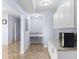 Modern kitchenette features granite countertops and stainless steel appliances at 1614 Rucker Rd, Alpharetta, GA 30009