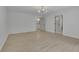Bedroom with modern lighting, and bathroom access at 4717 Westhampton Dr, Tucker, GA 30084