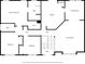 Layout of floor with primary bedroom, living room, kitchen, dining room, and two baths at 4638 Arrow Wind Dr, Powder Springs, GA 30127