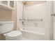 Bathroom with a tub-shower combination and safety bars at 1505 September Chase, Decatur, GA 30033