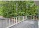 Spacious wooden deck overlooking lush greenery at 1505 September Chase, Decatur, GA 30033