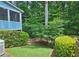 Landscaped backyard with lush greenery, providing a private and tranquil outdoor space at 3740 Ashford Ne Pt, Brookhaven, GA 30319