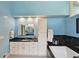 Bright bathroom with a large vanity, drawers, ample storage space, and a tiled floor at 3740 Ashford Ne Pt, Brookhaven, GA 30319