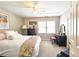 Bedroom with carpet flooring, a dresser, and a window with blinds at 3740 Ashford Ne Pt, Brookhaven, GA 30319