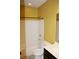 Bathroom featuring tub, shower and a vanity with white countertop at 4020 Alligator Pt, Cumming, GA 30028