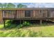 Back deck of the house with a brown wood fence surrounding it at 29 Parkwood Ne Dr, Kennesaw, GA 30144