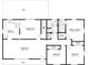 Detailed floor plan showcasing the layout of the home, including the kitchen, living room, bedrooms, and bathrooms at 29 Parkwood Ne Dr, Kennesaw, GA 30144
