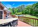 Backyard with a swimming pool, and a view from the deck at 811 Ivy Ridge Dr, Loganville, GA 30052