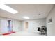 Versatile basement area featuring a desk and ample space for various uses at 811 Ivy Ridge Dr, Loganville, GA 30052