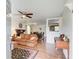 Open-concept living room seamlessly connects to the dining area, providing ample space for entertaining at 173 Elder Dr, Social Circle, GA 30025