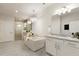 Luxurious bathroom with soaking tub, separate shower, and double vanity at 323 Concord St, Alpharetta, GA 30009