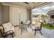 Cozy outdoor patio with comfortable seating and stylish decor at 323 Concord St, Alpharetta, GA 30009