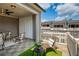 Outdoor patio with stylish seating, providing an inviting space to relax and enjoy the views at 323 Concord St, Alpharetta, GA 30009