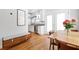 Cozy dining area with hardwood floors adjacent to the kitchen, perfect for everyday meals at 630 John Wesley Dobbs Ne Ave, Atlanta, GA 30312
