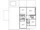 Second floor plan showing 3 bedrooms, bathrooms, media room at 3435 Dr Bramblett Rd, Cumming, GA 30028