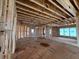 Open concept construction featuring stud framing of a spacious home interior at 3435 Dr Bramblett Rd, Cumming, GA 30028