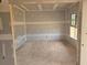 Unfinished room features bright window and new construction at 3435 Dr Bramblett Rd, Cumming, GA 30028