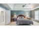 Serene main bedroom with tray ceiling, plush carpeting, and ample natural light at 3580 Treeline Ne Pass, Roswell, GA 30075