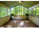 Relaxing screened porch offering a serene view of the surrounding trees and nature at 3580 Treeline Ne Pass, Roswell, GA 30075