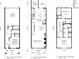 Detailed floor plan of the home featuring three floors with labeled rooms and dimensions at 221 Village Overlook # H2, Canton, GA 30114