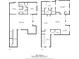 Detailed floor plan showcasing the layout of both floors of the home at 2499 Barrett Preserve Sw Ct, Marietta, GA 30064