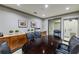 Well-equipped conference room with a large table, leather chairs, and modern decor at 3621 Vinings Slope Se # 1231, Atlanta, GA 30339