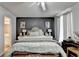 Serene bedroom boasts warm neutral tones, large windows, and a glimpse into the attached bathroom at 1001 Pine Ridge Dr, Stone Mountain, GA 30087