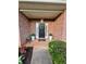 Inviting front door with decorative wreath, flanked by planters and stylish outdoor decor at 3 Tiffany Trce, Palmetto, GA 30268