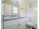 Updated bathroom featuring granite counters and a shower-tub combination at 3242 College St, Atlanta, GA 30337