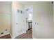 Utility room featuring washer hookups and new laminate flooring at 3242 College St, Atlanta, GA 30337