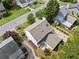 Aerial view of home with large driveway and mature landscaping at 3405 Haverhill Rowe, Lawrenceville, GA 30044